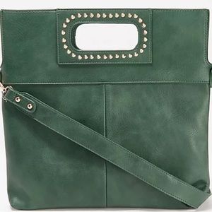 Two Ahdorned Clutch/Crossbody bags